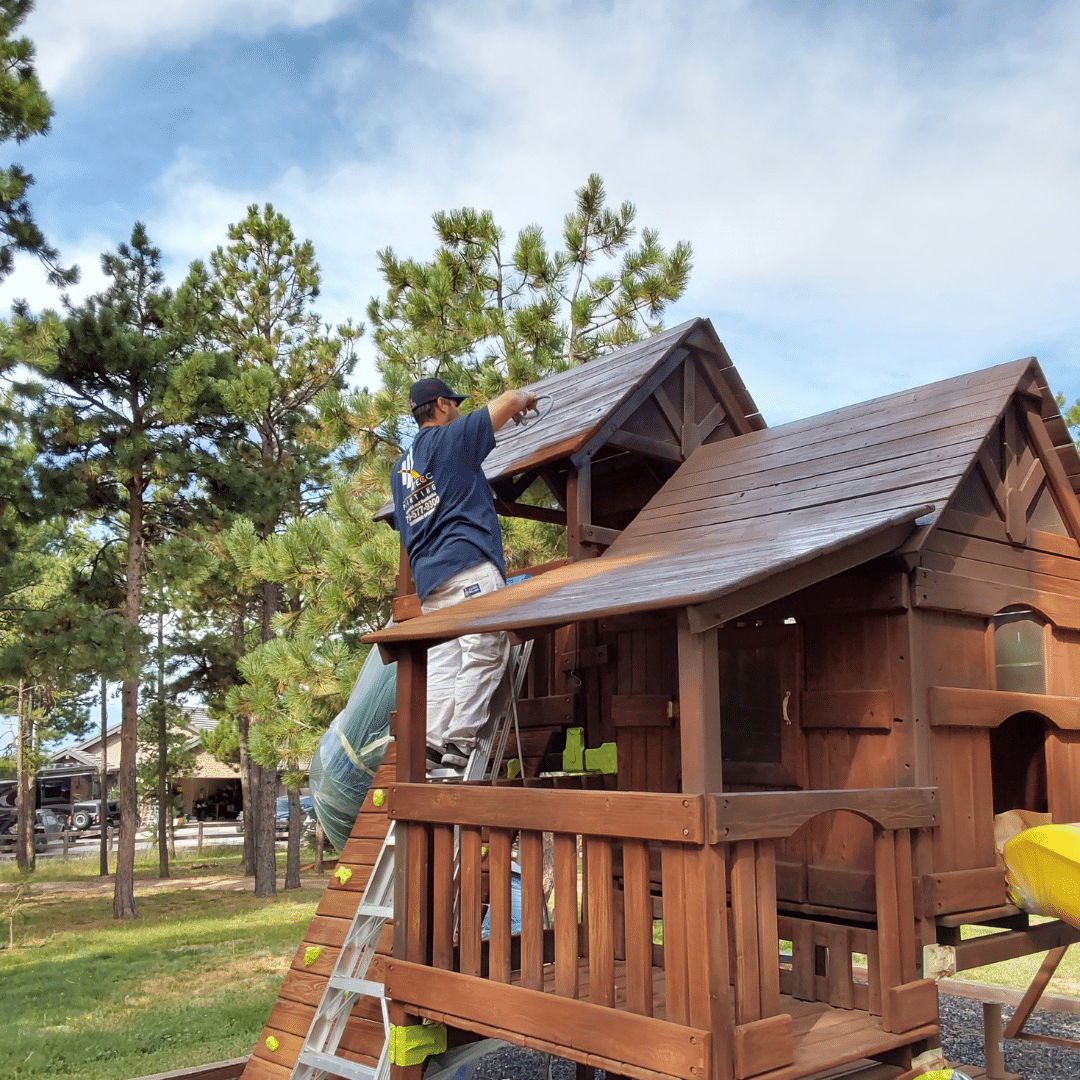 summer exterior painting